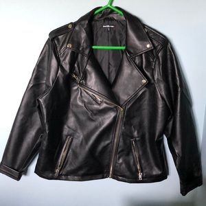 Faux Leather Jacket